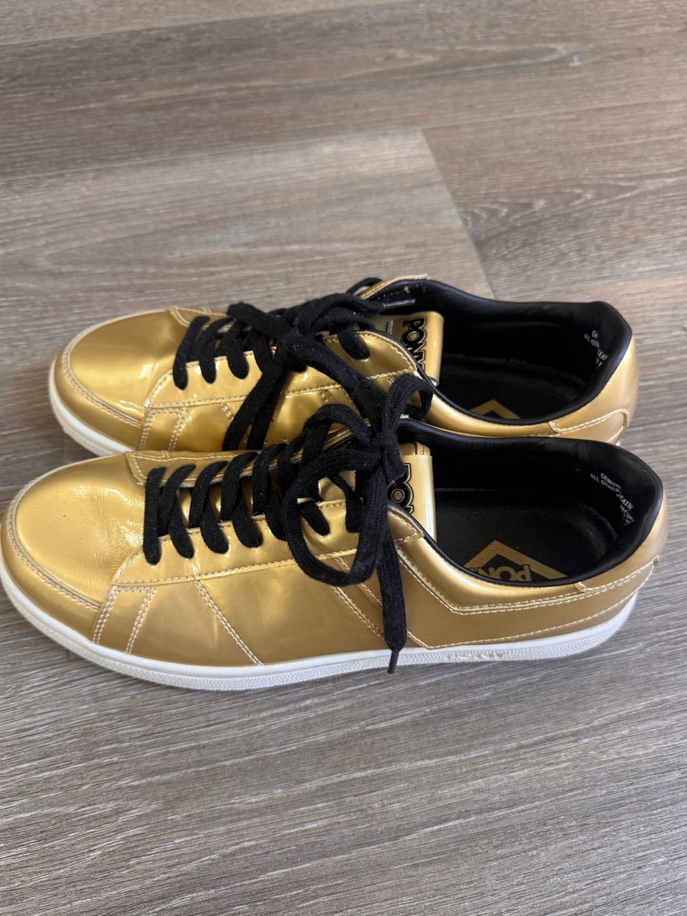 Vintage Pony Gold Shoes